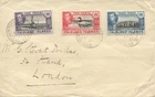 FALKLAND ISLANDS 1938-50 FIRST DAY COVER SG149, 154/55