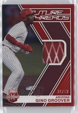 2023 Panini Elite Extra Edition Future Threads Red 31/49 Gino Groover #FT-GG s5q