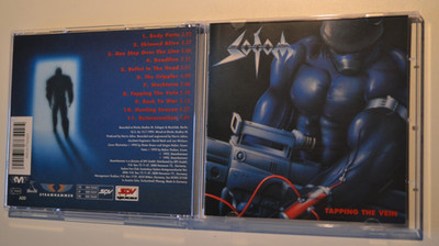 Sodom   Tapping the Vein (CD, SPV 084-76542)   ORG Steamhammer repress, like new