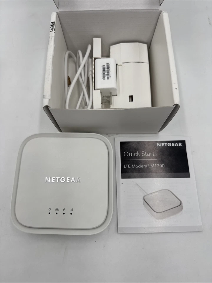 4G LTE Modem (LM1200) - NETGEAR 4G LTE Modem - White Open Box - Image 3 of 4