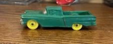 Vintage Auburn Rubber Green Pick Up Truck Rubber 5” long Made in USA