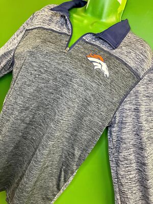 NFL Denver Broncos 1/4 Zip Pullover Oberteil Space Dye Jugend 2X-Large 18