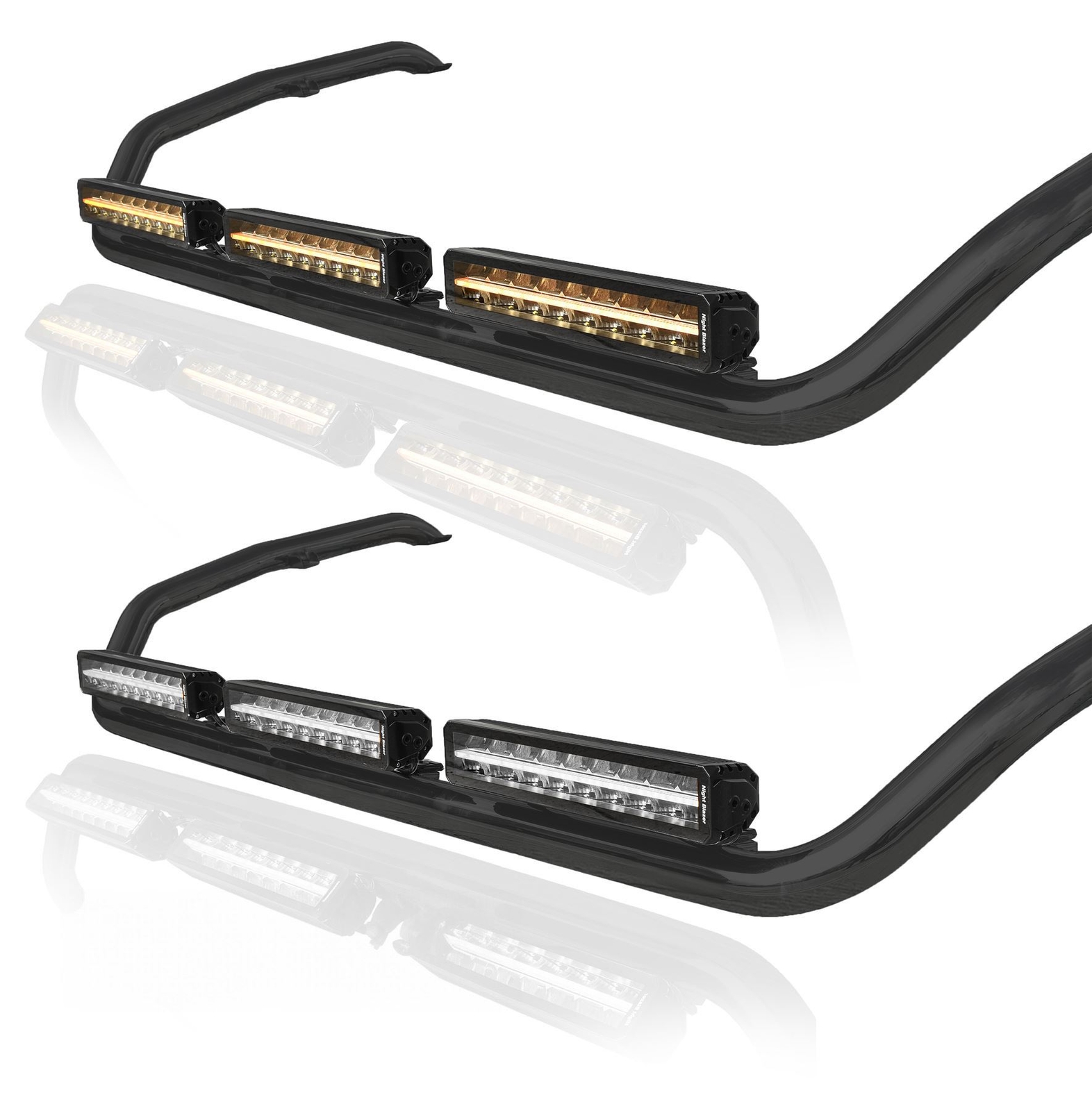 Barra Tettuccio + 43.2cm Notte Giacca Doppia Fila LED per Renault Magnum Ant. 
