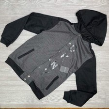 Nwt DKNY boys 18-20 large button hoodie jacket