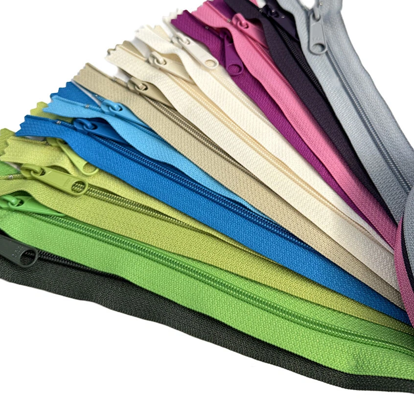 2 piezas YKK #4.5 10" Bolso de Mano o Cartera Cremallera a Granel con Tirador Extra Largo - Hecho en EE. UU. Foto 4 de 4