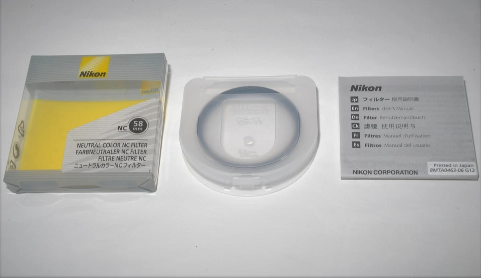 Nikon Neutral Color NC Filter 58mm Lens Protector Clear Filter from Japan - Image 4 of 4