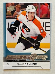 Travis Sanheim 2017-18 Upper Deck Young Guns #214 RC Rookie K365 QTY Available