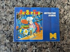 Burgertime Instruction Manual ONLY NES-BR-USA NES Nintendo Entertainment System