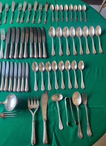 French Christofle Spatours flatware set for 8 - Picture 2 of 23