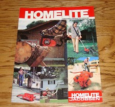 Original 1982 Homelite Jacobsen Consumer Products Catalog Sales Brochure 82