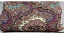 Ralph Lauren KING Emerson Duvet Cover brown corded paisley floral  