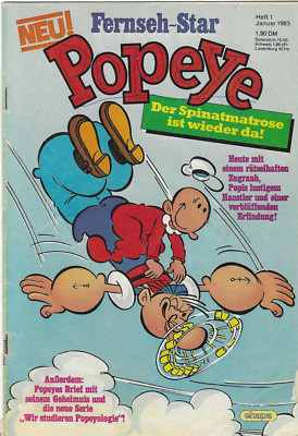 Popeye Nr.1 / 1983 Ehapa Verlag