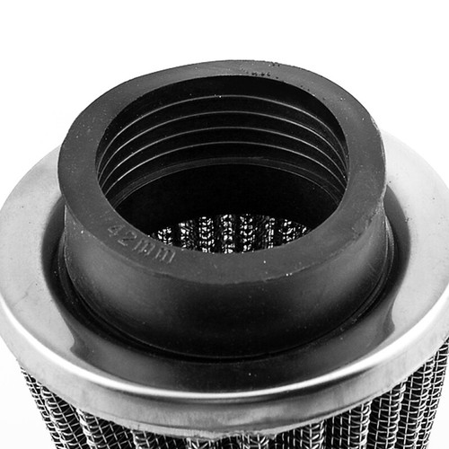 Motorcycle Bike Cafe Racer 54mm High Flow Tapered Chrome Pod Air Filter Cleaner - Picture 8 of 12