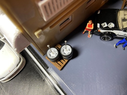 1/64 wheels set rubber tyre - custom Hot Wheels matchbox tomy real rider - Picture 48 of 104