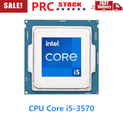 Intel Core i5-3570 3.4 GHz Quad Core 4 Threads 6 MB SR0T7 LGA 1155 CPU Processor