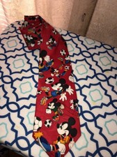 Disney MIckey Mouse Soccer Red Mens Tie Balancine Inc The Tie Works Very Nice