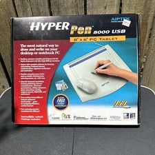 AIPTEK Hyper Pen 8000 USB 8x6 PC Tablet Pen/Mousewith BOX Dra