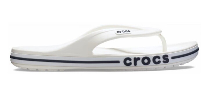 Crocs Men and Women's Bayaband Flip Cantaloupe Navy Pepper