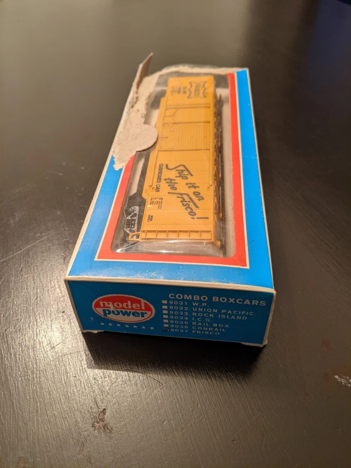 Model Power Combo Box Car 9037 Frisco - Image 2 of 4