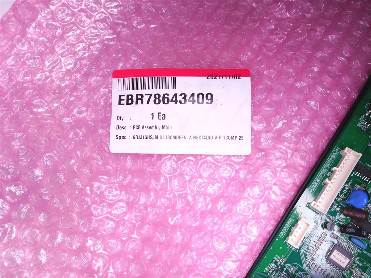 LG Refrigerator Main Control Board EBR78643409