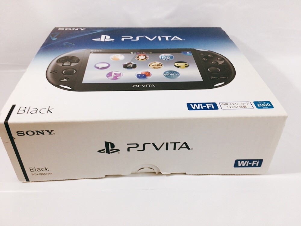 【超希少！新品未開封】PlayStationVITA PCH-2000 ZA11 Sony Play Station PS Vita PSV Black PCH-2000 ZA11 Console