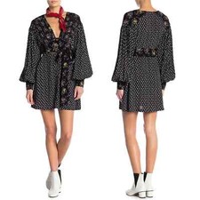 Free People Women's Wonderland Floral Print Dress XS