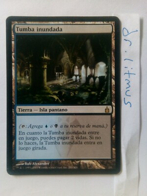 1x Watery Grave Spanish Tumba inundada Ravnica City of Guilds MTG