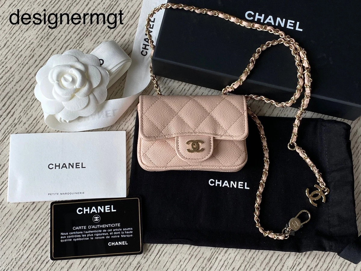 Chanel WOC Black Caviar SHW