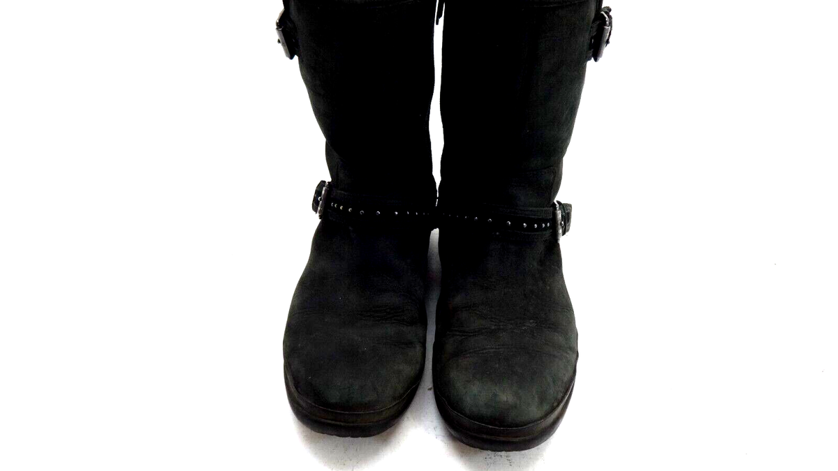 Ugg Australia Women's Jenise Black Stud Boots 1018997 Waterproof