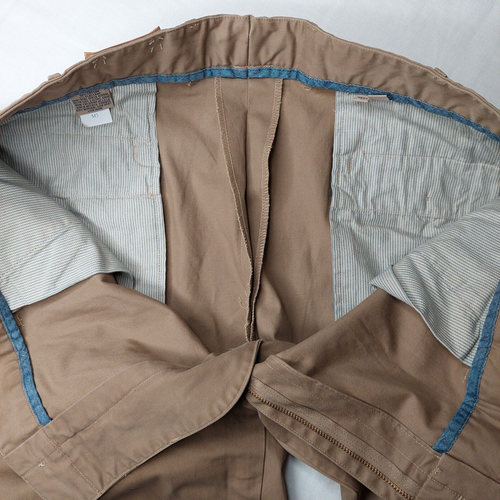 Bills Khakis Pants Men 42 M3 Unhemmed Trim Fit Tan Stretch Twill Chino Trouser - Picture 13 of 21