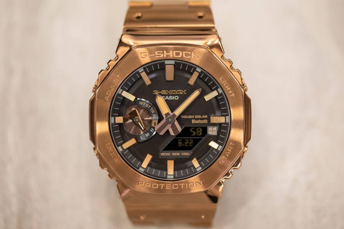 Casio CASIOAK G-Shock GM-B2100GD-5A Full Metal Rose Gold Casio CASIOAK G-Shock GM-B2100GD-5A Full Metal Rose Gold