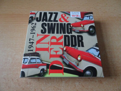 10 CD Box Jazz & Swing in der DDR 1947 - 1962 - Rare - 180 Original Rarities