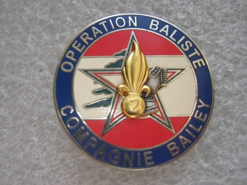 Insigne Légion Etrangère - 2° REG 2° Compagnie Génie - Arthus Bertrand ORIGINAL
