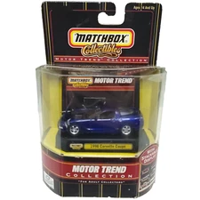 Matchbox Vintage 1998 Corvette Coupe Blue 96097 New Free Fast Shipping