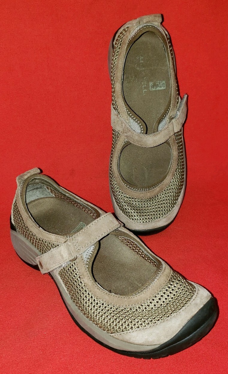 Merrell Encore Strap Tan Mary Janes sandali da donna a rete 6 5 m scarpe punta chiusa