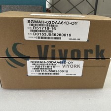 Yaskawa SGMAH-03DAA61D-OY AC SERVO MOTOR 1.3AMP 400VAC 300W NEW