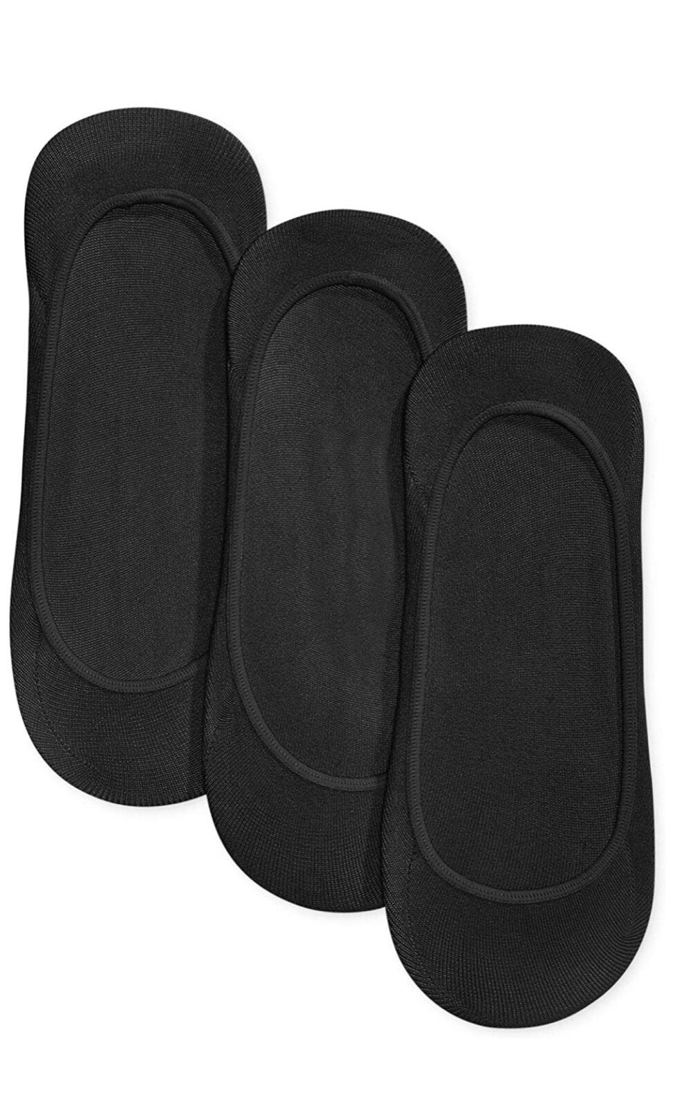 Charter Club Women's Seamless Liner 3 Pack No Show Socks,Black, One Size