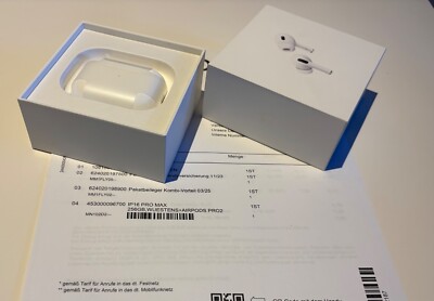 Apple AirPods Pro 2. Generation mit MagSafe Kabellosem Ladecase - NEU!