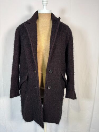 $750 Isabel Marant Etoile Dante Boucle Brown Wool Alpaca Blend Coat Jacket Sz S - Picture 7 of 21