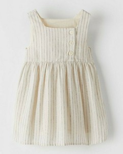 zara striped rustic dress