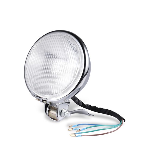 Universal Retro 12V High/Low Beam Headlight HeadLamp Foglight For Honda Kawasaki