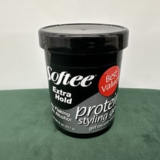 Softee Extra Hold Protein Styling Gel No Flaking No Alcohol 8oz Best Value