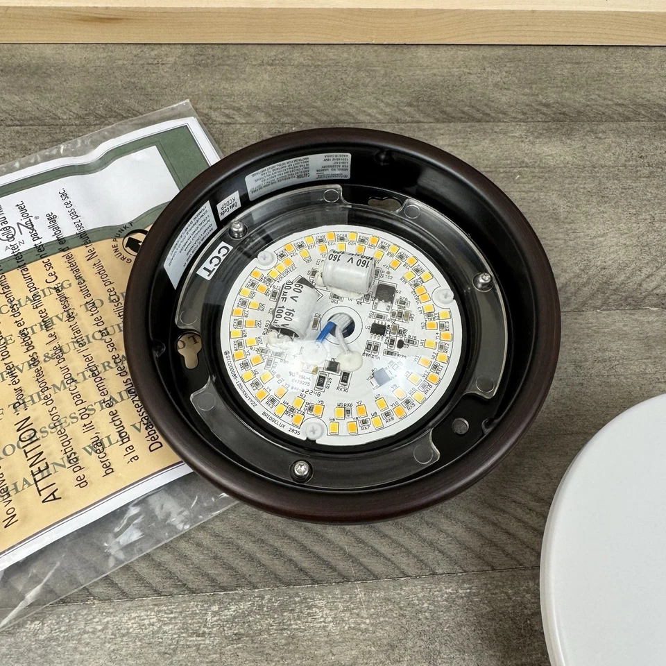 Fanimation Kute 52 LED Dark Bronze Fan Light Kit LK8534DZ Scuffs Read OB - Image 3 of 4