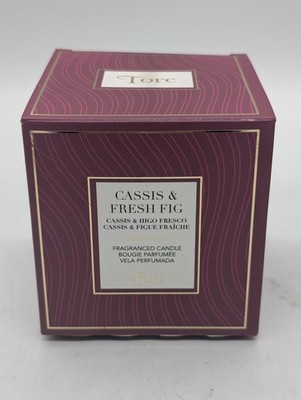Torc Cassis und Fresh Fig Duftkerze, 55 Stunden Brenndauer Neu und Luxus 