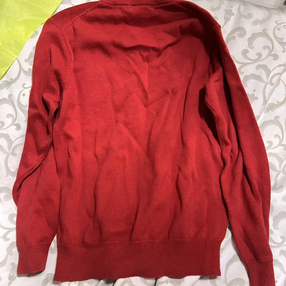 janie and jack red sweater Size 10 Boys . - Image 2 of 4