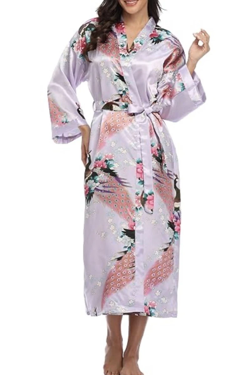 knee length dresses for ladies Kimono Dressing Robe for Womens