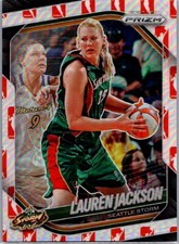 2025 Panini Prizm WNBA #91 Lauren Jackson WNBA Logo Prizms