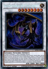 TCG Yu-Gi-Oh Karte Skelettdrache Fellgrant MP23-DE084 Secret Rare