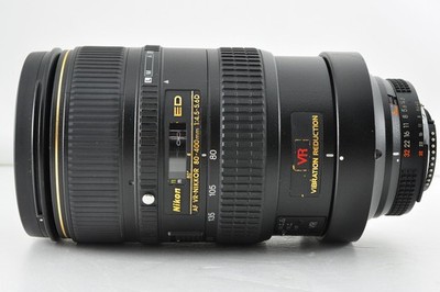 Nikon AF VR NIKKOR 80-400mm F/4.5-5.6 D ED Near Mint From Japan