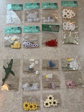 Lot of Jolees by You Tiny Flower Leaf Embellishments - Discontinued